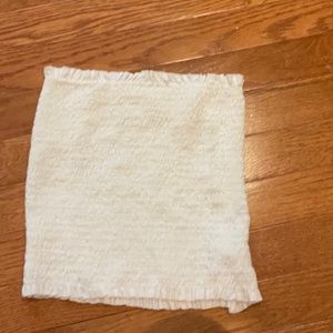 Tres Bien ivory strapless bandeau size small